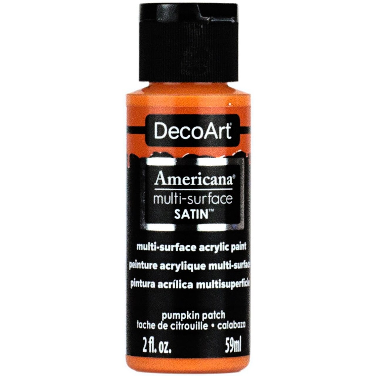 Americana Premium Multi-Surface Satin Finish Acrylics 2oz -for Wood, Metal, Glass, Ceramics, Fabric, Paper, Terra Cotta, Most Plastics and More